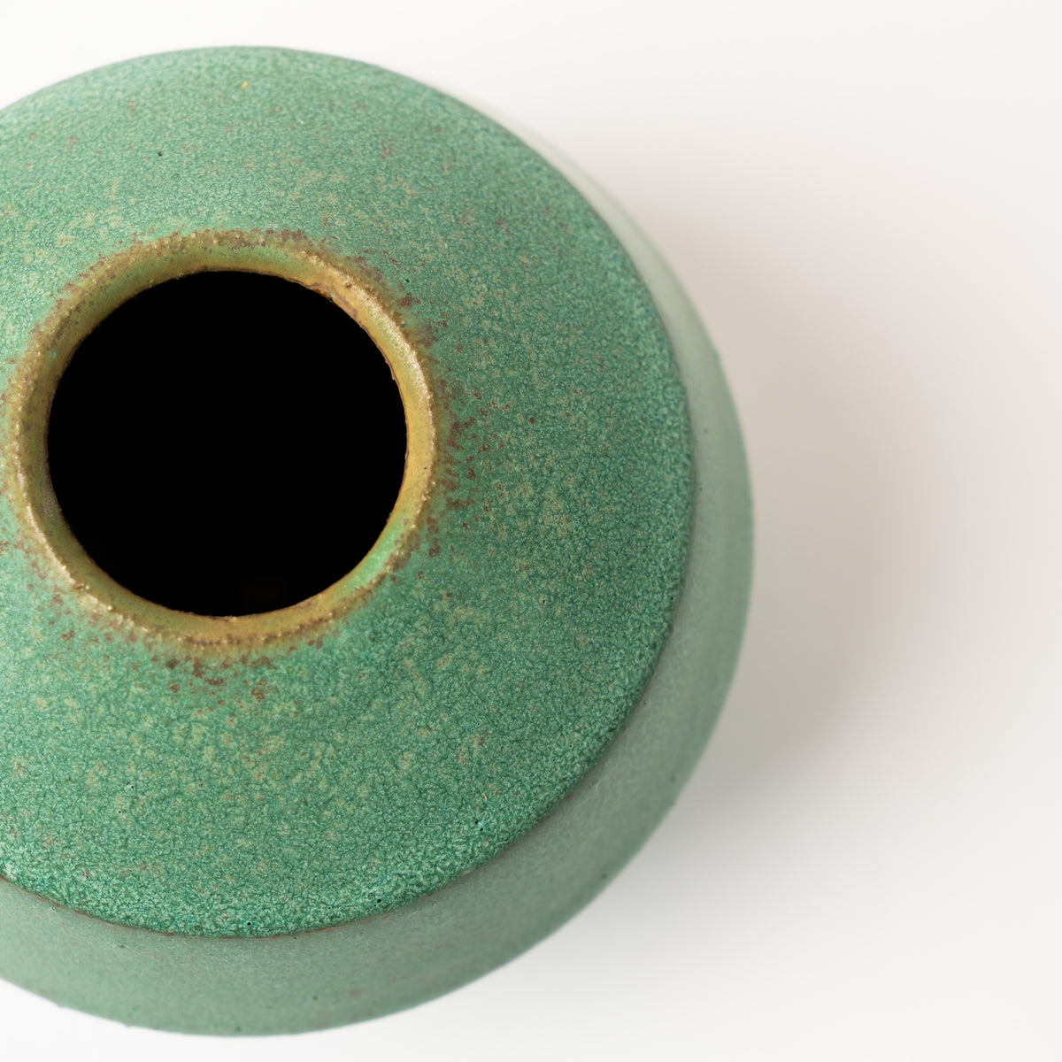 Green Faceted Orb | Small