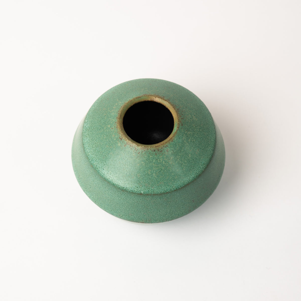 Green Faceted Orb | Small