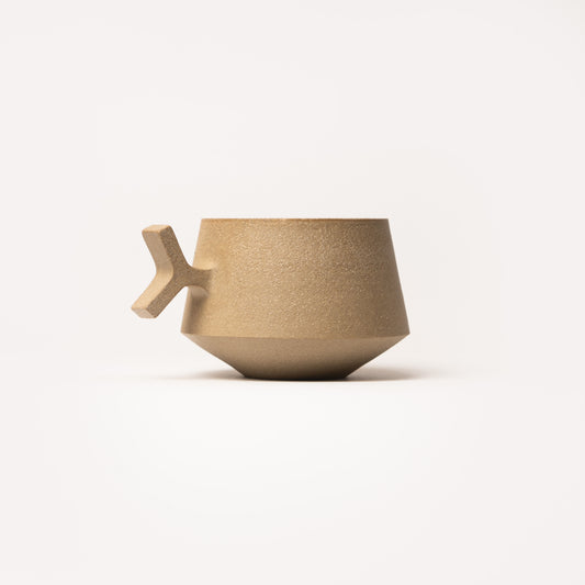 Y Handle Cup | Tan