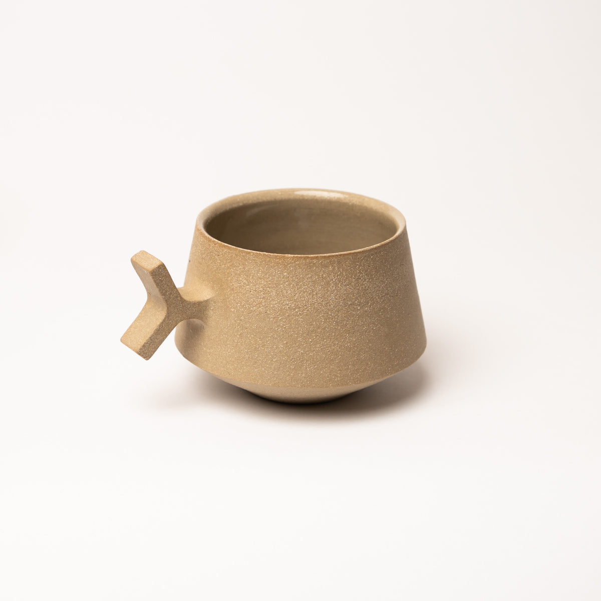 Y Handle Cup | Tan