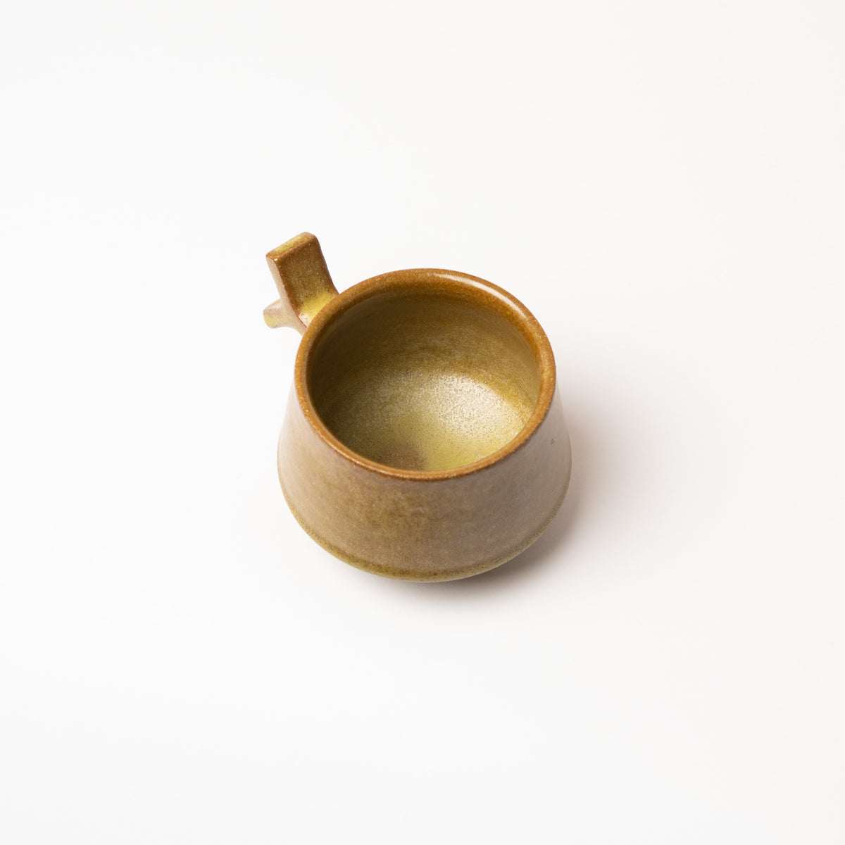 Y Handle Cup | Brown/Green