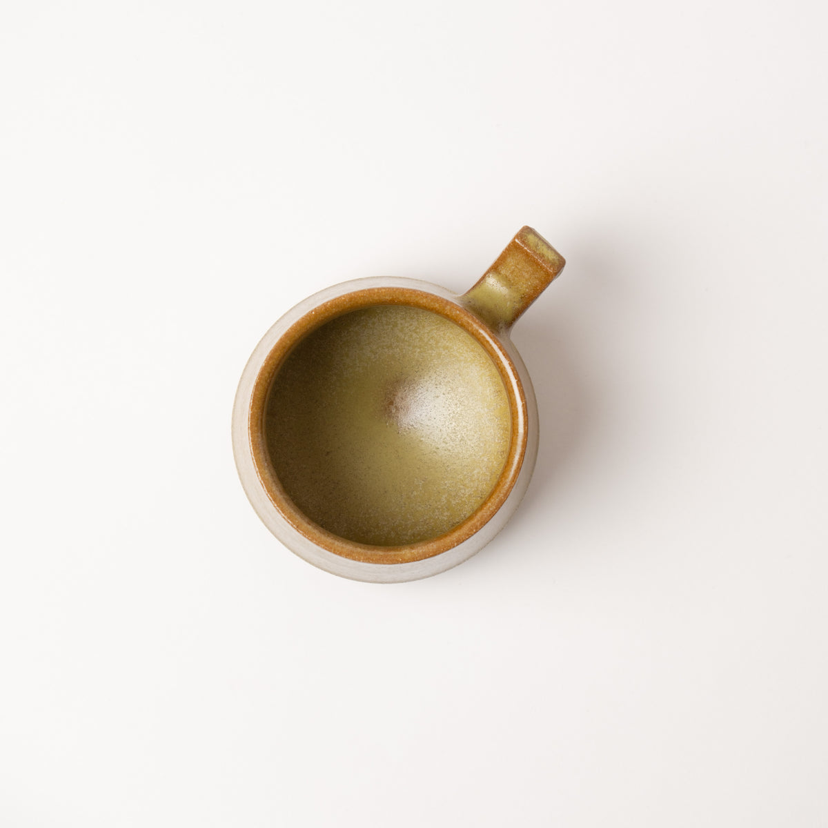 Y Handle Cup | Brown/Green