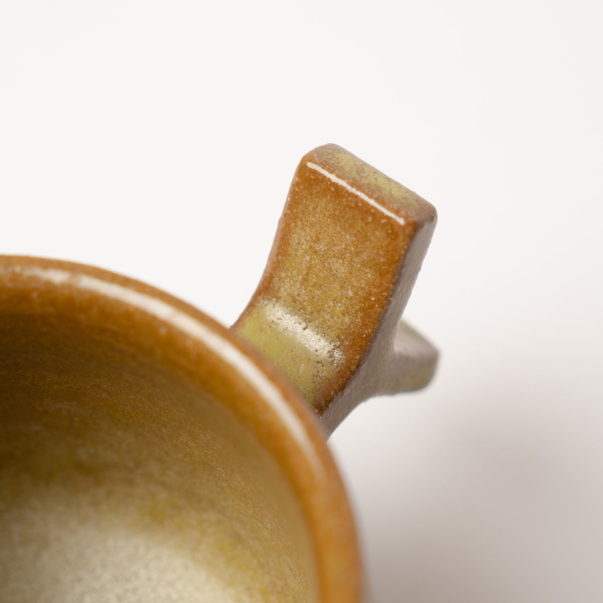 Y Handle Cup | Brown/Green