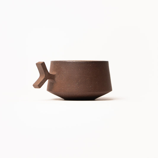 Y Handle Cup | Brown