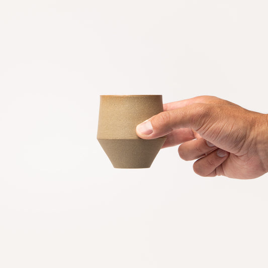 Angular Cup | Tan/White